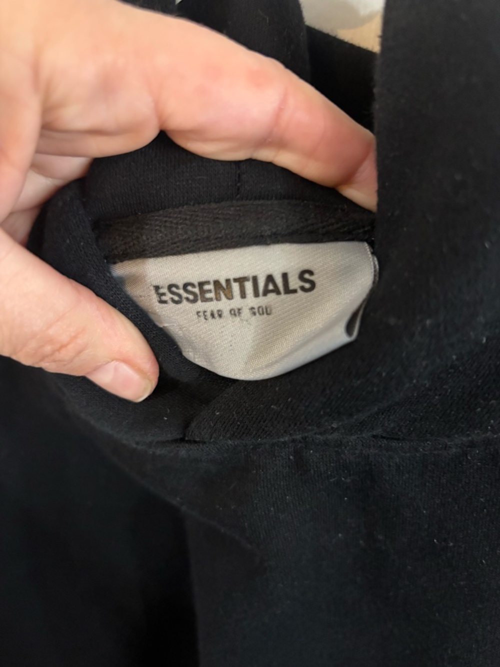 Classic "essentials " black hoodie * accepting offers - Picture 3 of 8